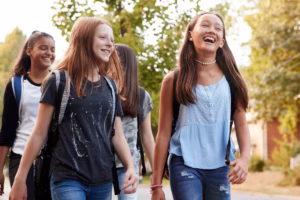 Teens and Tweens arriving home after school
